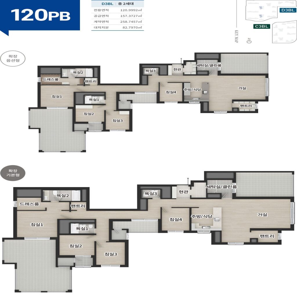 당수지구 엘리프 한신더휴 120㎡ pb
